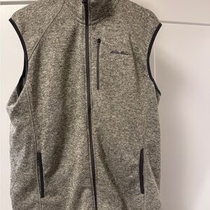 Eddie Bauer Men's Heathered Gray Vest